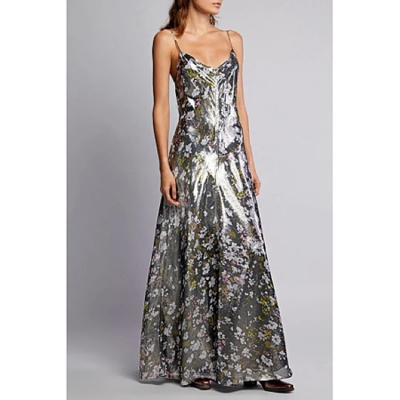 GANNI silver slip dress - Picture 7 of 7